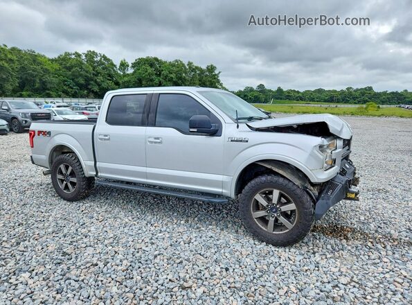 1FTEW1EF1HFA19463 2017 FORD F150 Silver Przód prawy