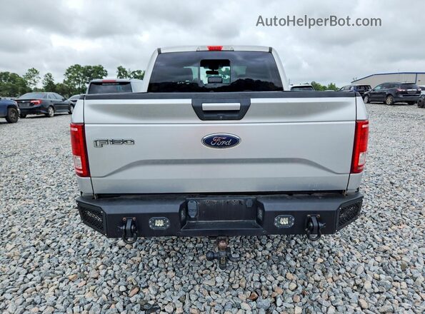 1FTEW1EF1HFA19463 2017 FORD F150 Silver Widok z tyłu