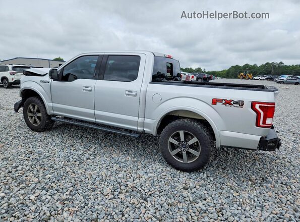 1FTEW1EF1HFA19463 2017 FORD F150 Silver Tył lewy