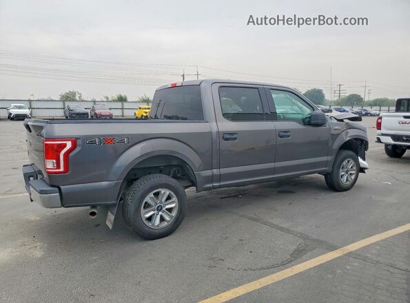1FTEW1EF1HFC62819 2017 FORD F150 Gray Задня права чверть