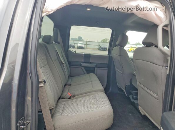 1FTEW1EF1HFC62819 2017 FORD F150 Gray Вид задніх сидінь