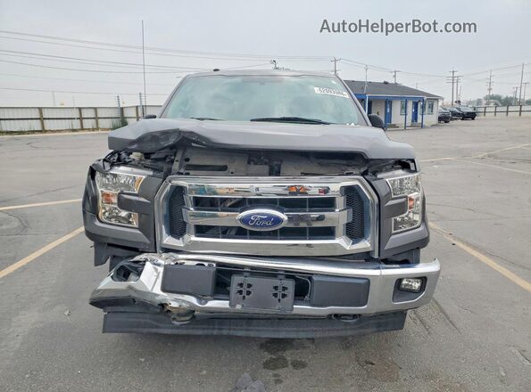 1FTEW1EF1HFC62819 2017 FORD F150 Gray Вид спереду