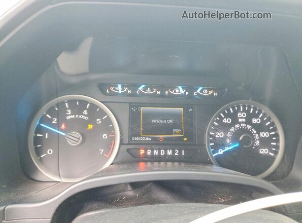 1FTEW1EF1HFC62819 2017 FORD F150 Gray Вид щитка приладів