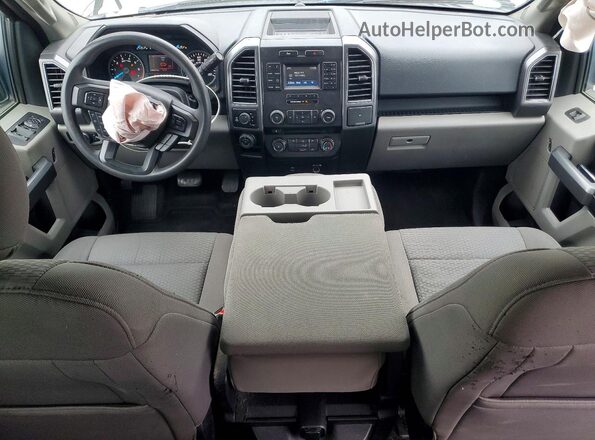 1FTEW1EF1HFC62819 2017 FORD F150 Gray Вид панелі приладів