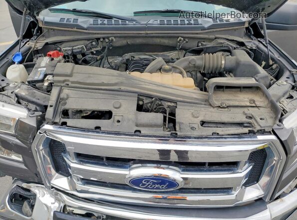 1FTEW1EF1HFC62819 2017 FORD F150 Gray Вид задньої частини салону