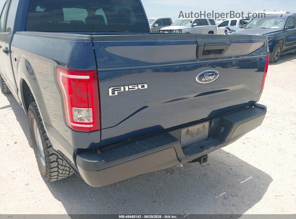 1FTEW1EF1HKE26299 2017 FORD F150 Dark Blue Вид спереди