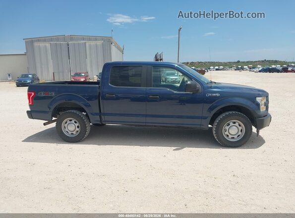 1FTEW1EF1HKE26299 2017 FORD F150 Dark Blue Панорамный вид салона 360°