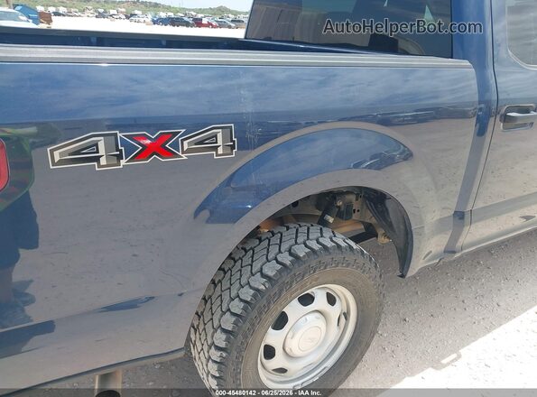 1FTEW1EF1HKE26299 2017 FORD F150 Dark Blue Вид щитка приборов