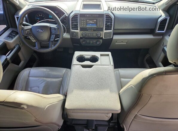 1FTEW1EF2GFC31254 2016 FORD F150 Белый Вид панели приборов