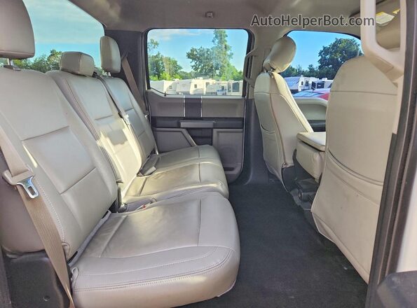 1FTEW1EF2GFC31254 2016 FORD F150 Белый Вид задних сидений