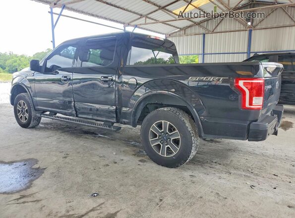1FTEW1EF2GFC31948 2016 FORD F150 Black უკანა მარცხენა