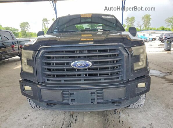 1FTEW1EF2GFC31948 2016 FORD F150 Black წინა ხედი