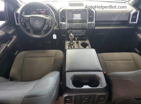 1FTEW1EF2GFC31948 2016 FORD F150 Black წინა პანელის ხედი
