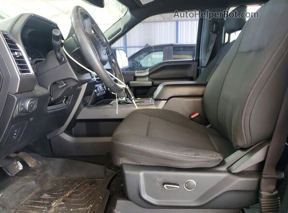 1FTEW1EF2GFC31948 2016 FORD F150 Black წინა სალონის ხედი