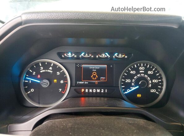 1FTEW1EF2GFC31948 2016 FORD F150 Black ხელსაწყოთა პანელის ხედი