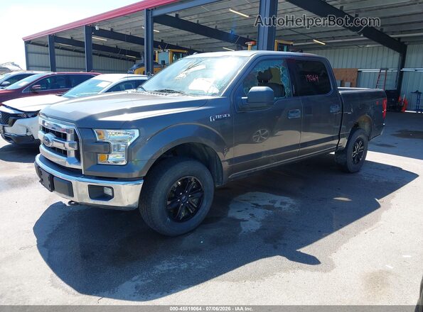 1FTEW1EF2GKD46248 2016 FORD F150 Серый Передняя левая четверть