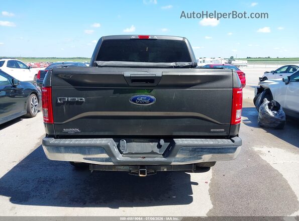 1FTEW1EF2GKD46248 2016 FORD F150 Серый Вид задней части салона