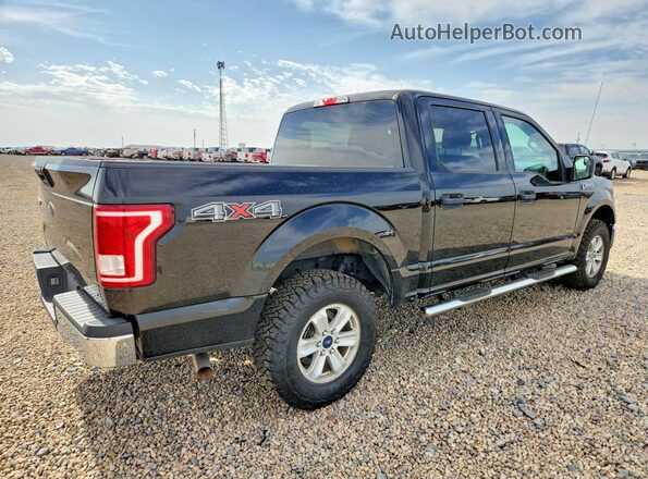 1FTEW1EF2GKE66468 2016 FORD F150 Black Tył prawy