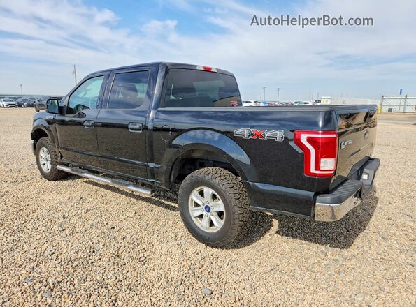 1FTEW1EF2GKE66468 2016 FORD F150 Black Tył lewy