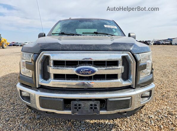 1FTEW1EF2GKE66468 2016 FORD F150 Black Widok z przodu
