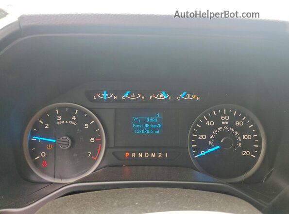 1FTEW1EF2GKE66468 2016 FORD F150 Black Widok zestawu wskaźników