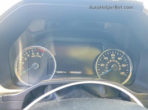 1FTEW1EF2HFA80059 2017 FORD F150 Blue Вид щитка приладів