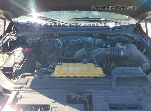 1FTEW1EF2HFA80059 2017 FORD F150 Blue Вид задньої частини салону