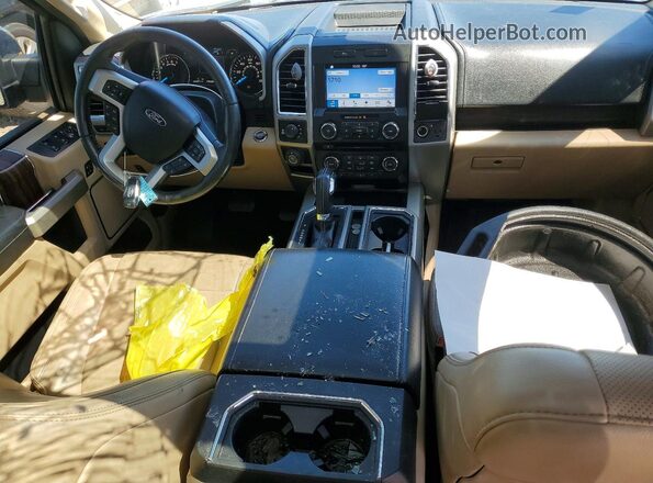 1FTEW1EF2HFA80059 2017 FORD F150 Blue Вид панелі приладів