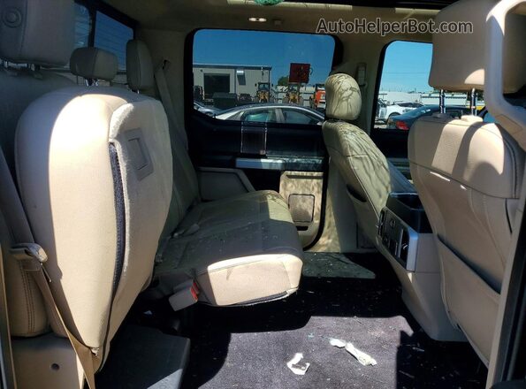 1FTEW1EF2HFA80059 2017 FORD F150 Blue Вид задніх сидінь