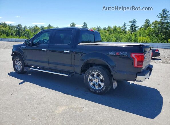 1FTEW1EF2HFB28305 2017 FORD F150 Black Trasero izquierdo