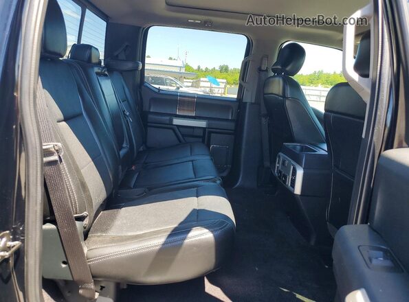 1FTEW1EF2HFB28305 2017 FORD F150 Black Vista de los asientos traseros