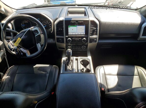 1FTEW1EF2HFB28305 2017 FORD F150 Black Vista del salpicadero