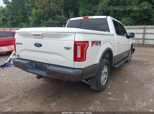 1FTEW1EF2HFB74071 2017 FORD F150 Белый Задняя правая четверть