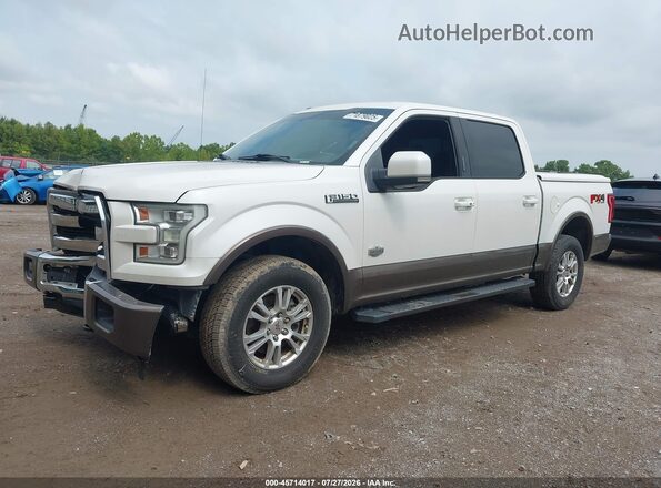 1FTEW1EF2HFB74071 2017 FORD F150 Белый Панорамный вид салона 360°