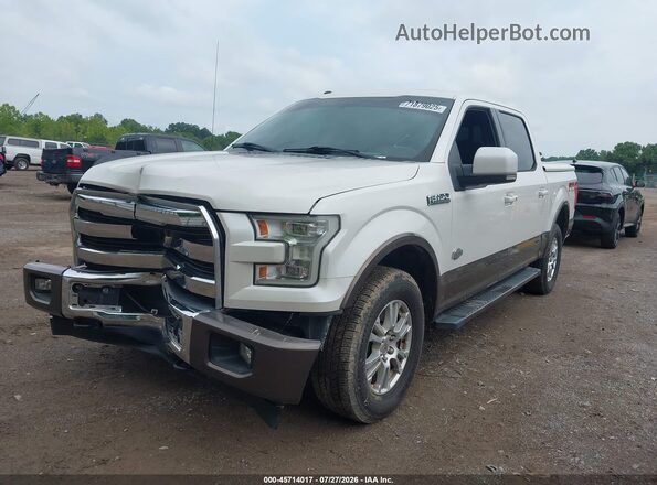 1FTEW1EF2HFB74071 2017 FORD F150 Белый Передняя левая четверть
