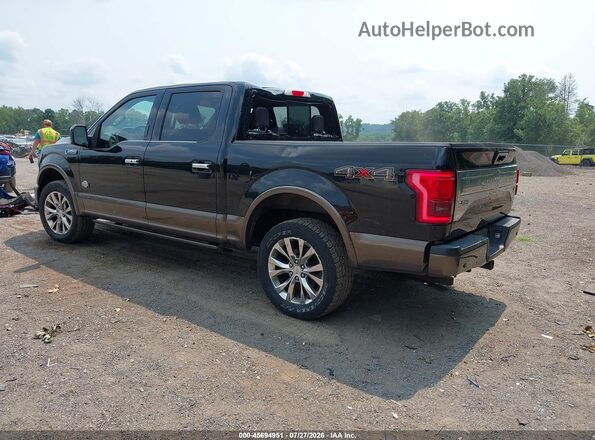 1FTEW1EF2HFC00877 2017 FORD F150 Black უკანა მარცხენა