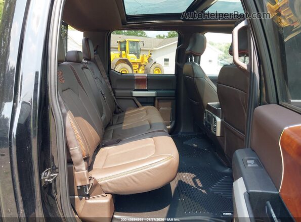 1FTEW1EF2HFC00877 2017 FORD F150 Black VIN კოდის სტიკერის ხედი