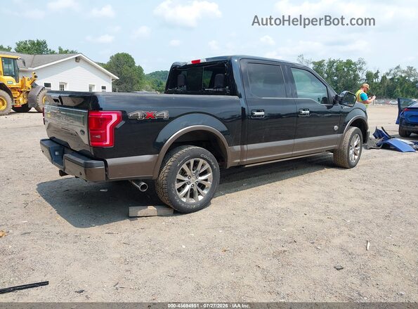 1FTEW1EF2HFC00877 2017 FORD F150 Black უკანა მარჯვენა