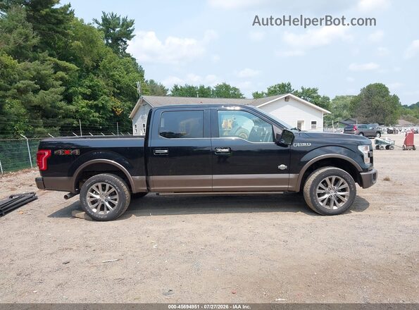 1FTEW1EF2HFC00877 2017 FORD F150 Black უკანა სალონის ხედი