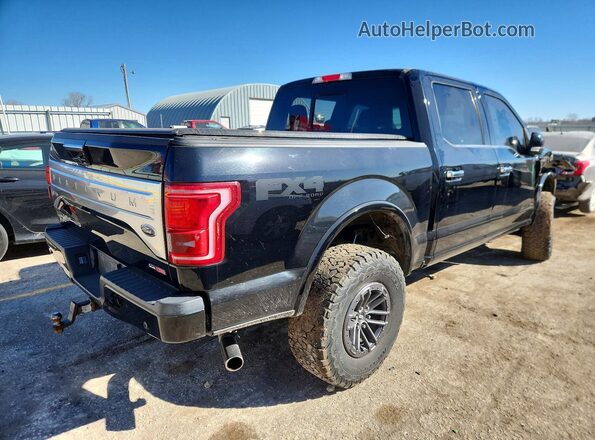 1FTEW1EF3GFA54620 2016 FORD F150 Black უკანა მარჯვენა