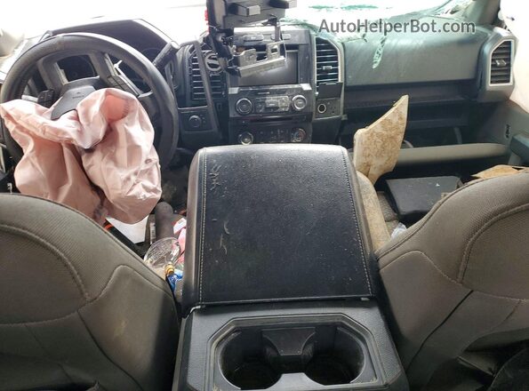 1FTEW1EF3GKE44267 2016 FORD F150 White Dashboard view