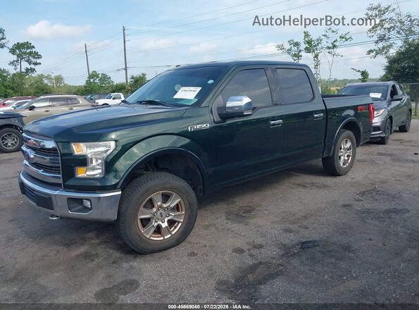1FTEW1EF3GKF02068 2016 FORD F150 Green Vista tres cuartos delantera izquierda