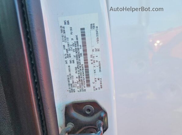 1FTEW1EF3GKF06475 2016 FORD F150 White Vista del compartimento del motor