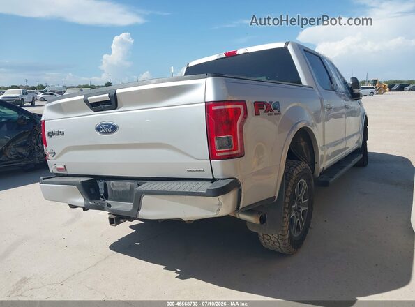 1FTEW1EF3GKF65994 2016 FORD F150 Silver Tył prawy