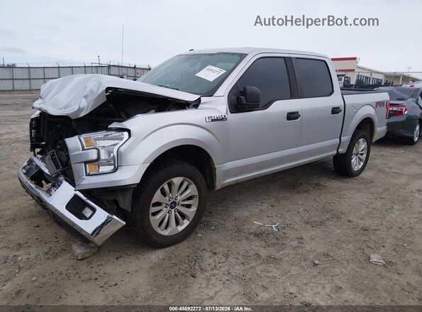 1FTEW1EF4GFC36763 2016 FORD F150 Silver წინა მარცხენა ხედი სამი მეოთხედიდან