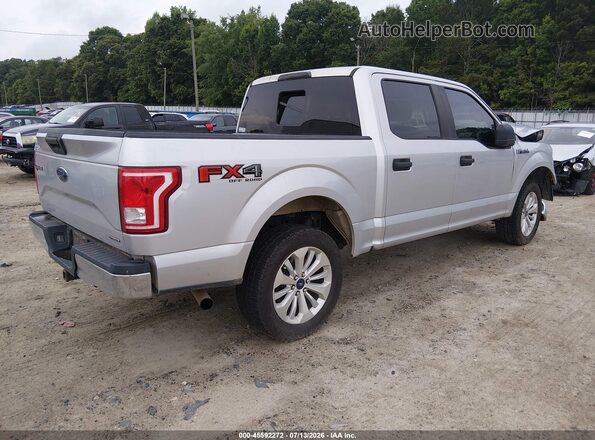 1FTEW1EF4GFC36763 2016 FORD F150 Silver უკანა მარჯვენა
