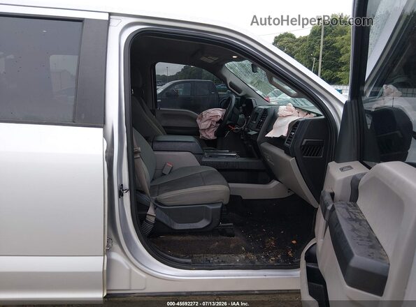 1FTEW1EF4GFC36763 2016 FORD F150 Silver წინა სალონის ხედი