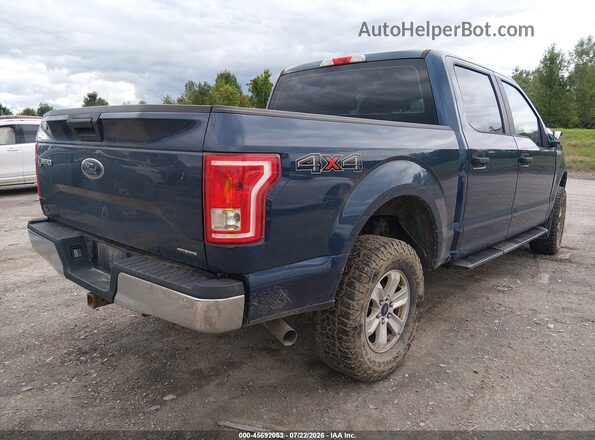 1FTEW1EF4GFD29511 2016 FORD F150 Blue Rear right