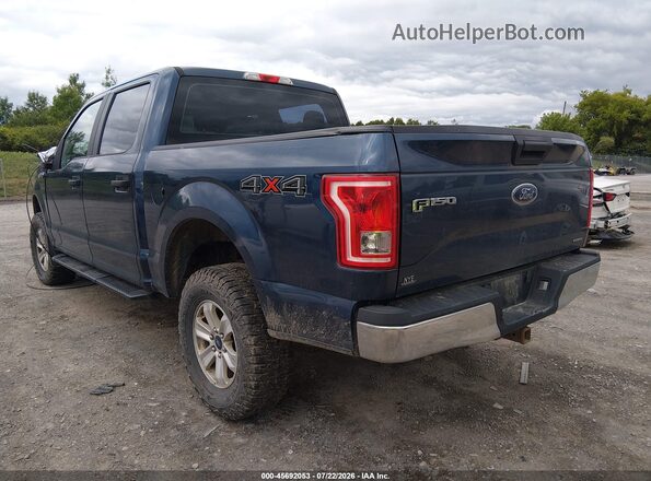 1FTEW1EF4GFD29511 2016 FORD F150 Blue Rear left