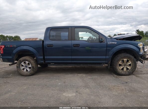 1FTEW1EF4GFD29511 2016 FORD F150 Blue 360 interior view